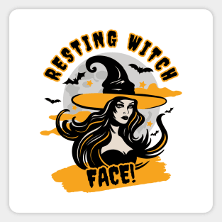 Resting witch face Magnet